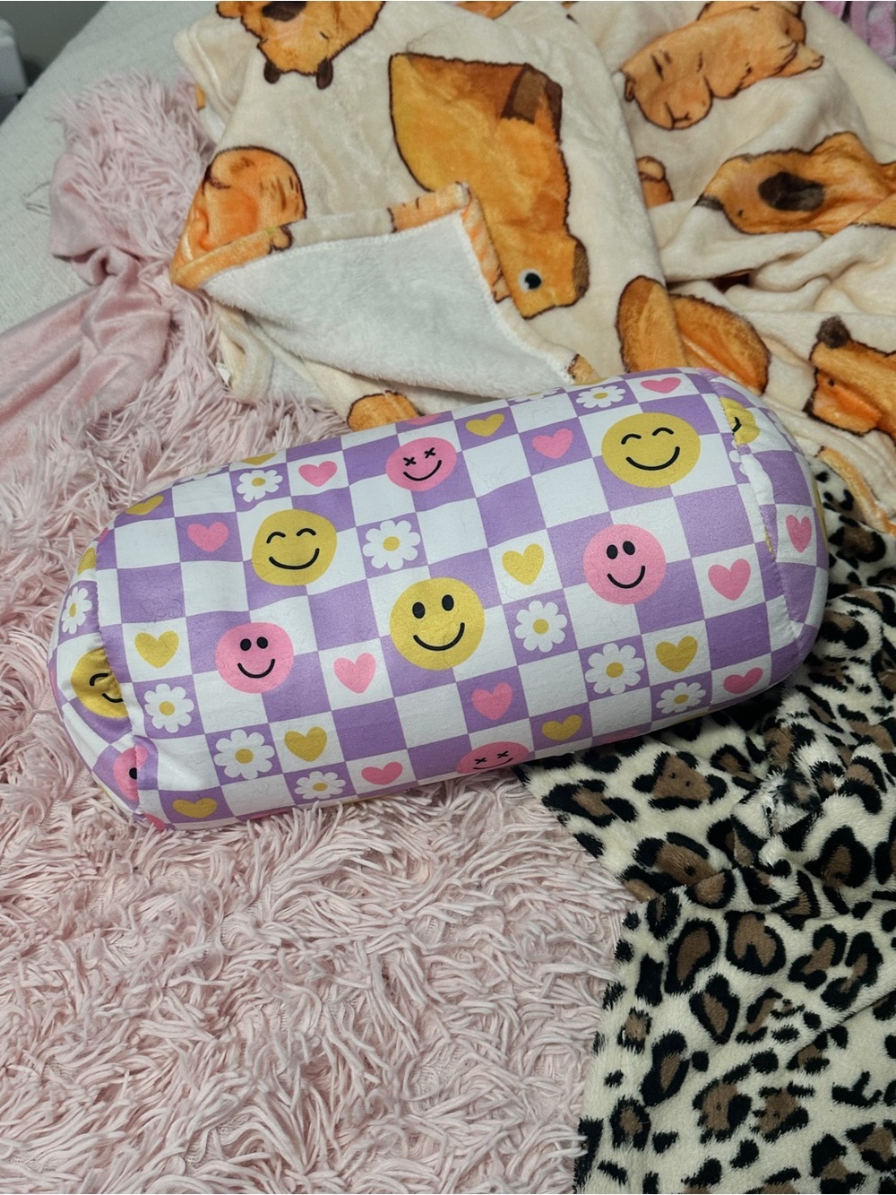 cute mini girls bed pillow